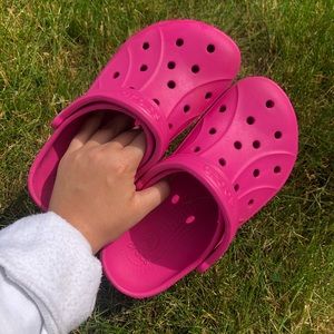 Pink Crocs